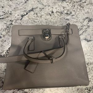 Michael Kors Gray Hamilton Purse
